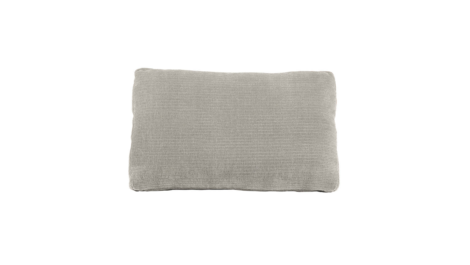 KAWOLA Rückenkissen SEPHI mit Rolle Cord Vintage silber