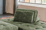 KAWOLA Rückenkissen WIOLO velvet moosgrün