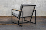 KAWOLA Sessel ARLY Polstersessel Bezug Velvet grau