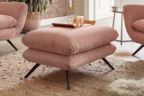 KAWOLA Sessel CHARME Hochlehnsessel Cord rosa