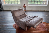 KAWOLA Sessel CINE Relaxsessel elektrisch verstellbar Leder taupe