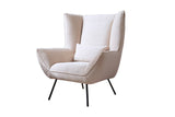KAWOLA Sessel IVA Relaxsessel Cord cremeweiß