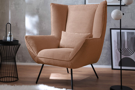 KAWOLA Sessel IVA Relaxsessel Cord rost
