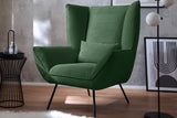 KAWOLA Sessel IVA Relaxsessel Cord smaragd