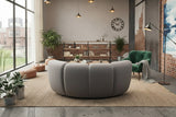 KAWOLA Sessel LAYLA Eckelement Velvet taupe