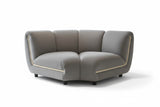 KAWOLA Sessel LAYLA Eckelement Velvet taupe