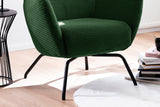 KAWOLA Sessel LOTTE Ohrensessel Cord smaragd
