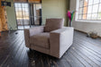 KAWOLA Sessel MADELINE Cord taupe