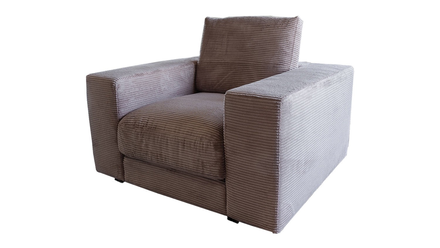 KAWOLA Sessel MADELINE Cord taupe