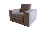 KAWOLA Sessel MADELINE Cord taupe