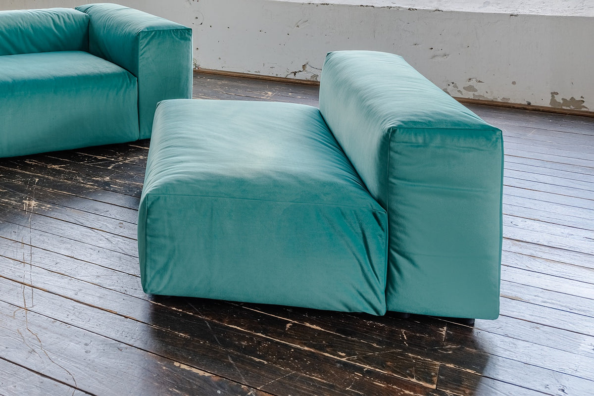 KAWOLA Sessel MIA Velvet grün