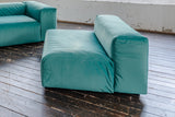 KAWOLA Sessel MIA Velvet grün
