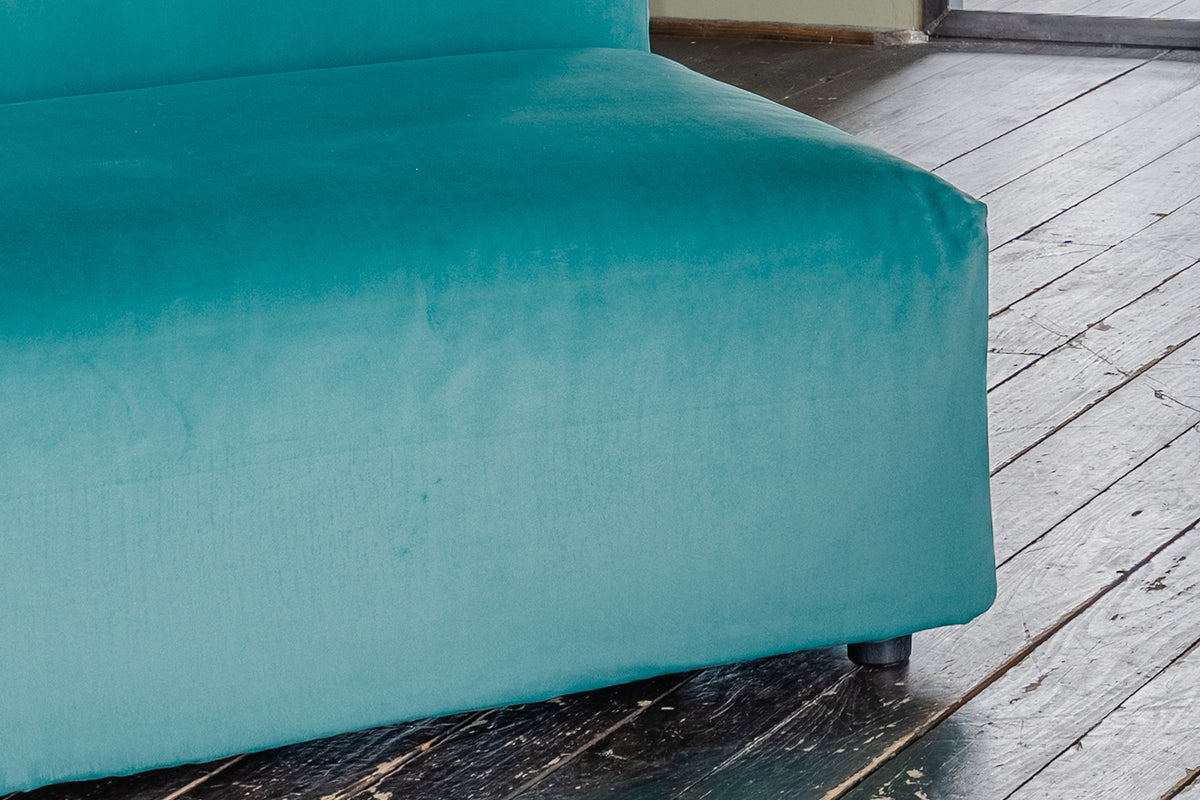 KAWOLA Sessel MIA Velvet grün