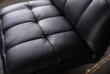 KAWOLA Sessel MIKO Relaxsessel drehbar Leder schwarz