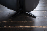KAWOLA Sessel NAMA Relaxsessel drehbar Leder schwarz
