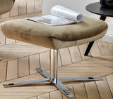 KAWOLA Sessel RANDY Drehsessel Velvet olivgrün