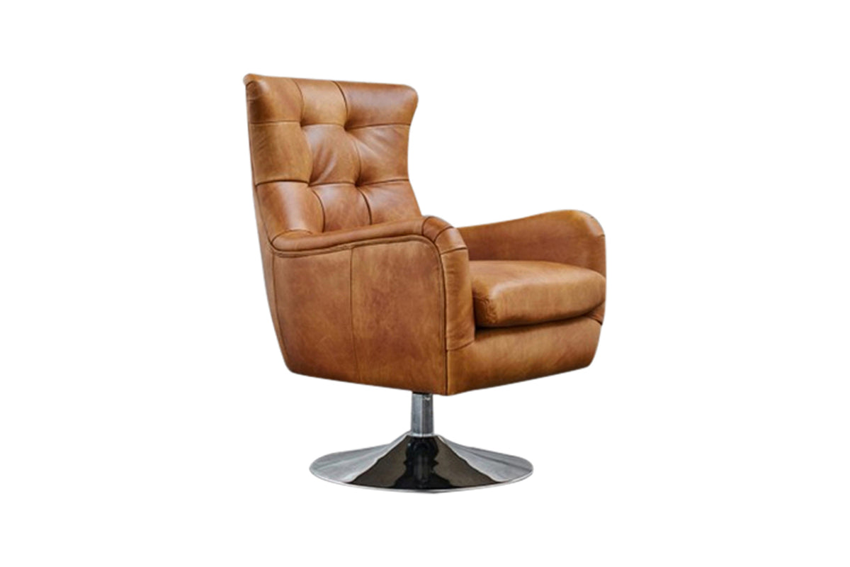 KAWOLA Sessel Relexa Leder cognac B/H/T: