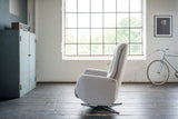 KAWOLA Sessel SARI Relaxsessel drehbar Stoff taupe