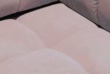 KAWOLA Sessel VIVIEN Drehsessel Feincord rosa