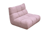 KAWOLA Sessel VIVIEN Drehsessel Feincord rosa