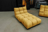 KAWOLA Sessel VIVIEN Drehsessel Velvet curry
