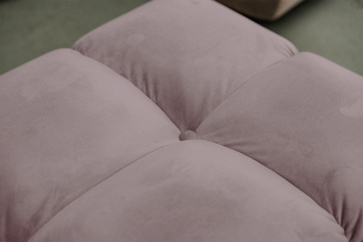 KAWOLA Sessel VIVIEN Drehsessel Velvet roségrau