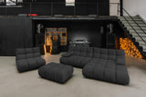 KAWOLA Sessel VIVIEN Drehsessel Velvet schwarz
