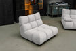 KAWOLA Sessel VIVIEN Drehsessel Velvet silber