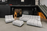 KAWOLA Sessel VIVIEN Drehsessel Velvet silber