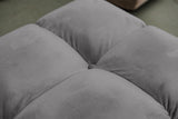 KAWOLA Sessel VIVIEN Drehsessel Velvet stone