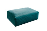KAWOLA Sitzelement MIA Hocker Velvet grün