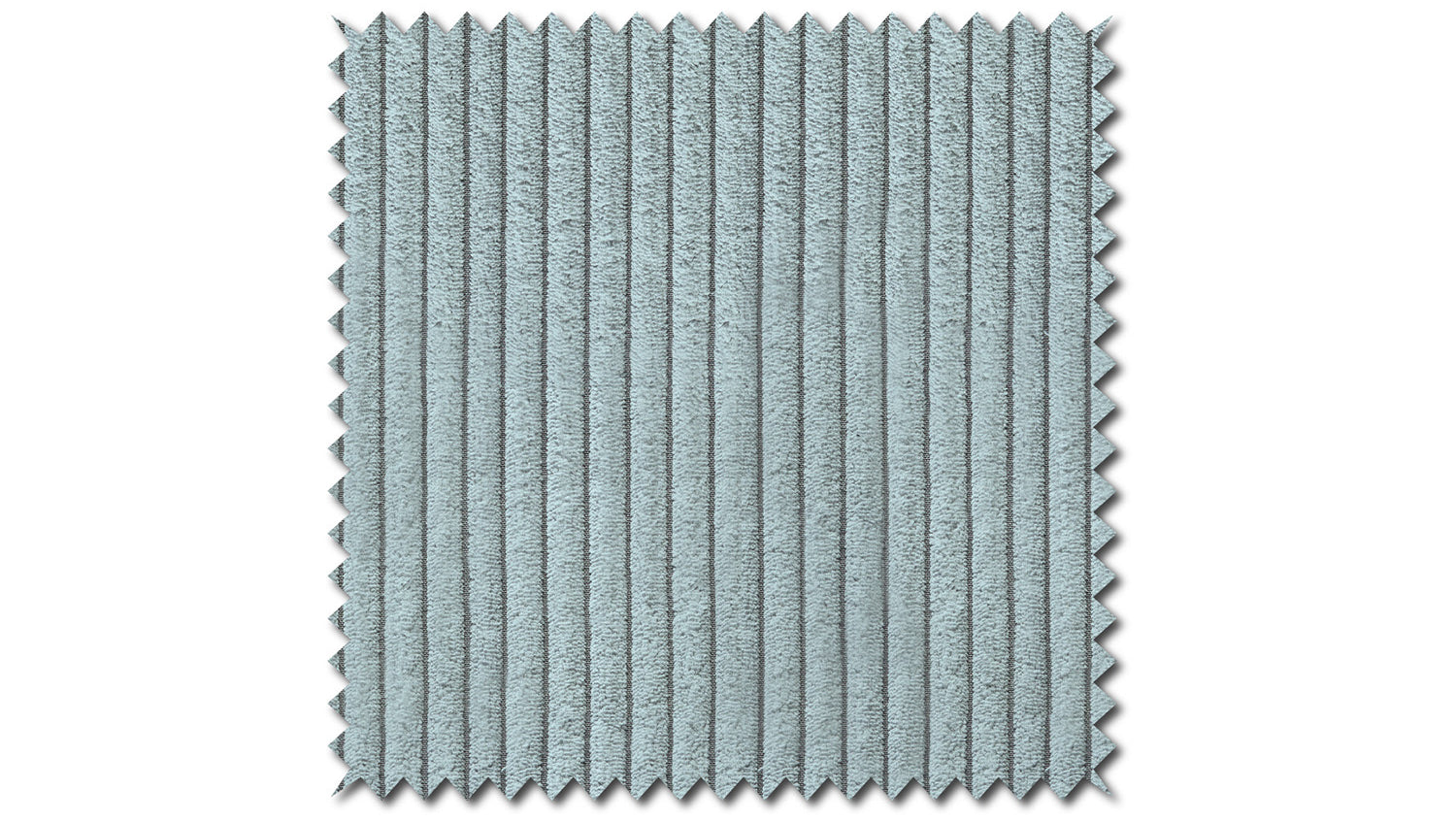 KAWOLA Sitzgruppe CHARME Sofa Sessel Hockerbank Cord hellblau
