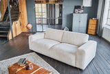 KAWOLA Sofa BODHI 3-Sitzer Cord cremeweiß