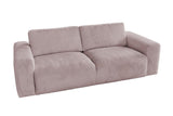 KAWOLA Sofa BODHI 3-Sitzer Cord rosa