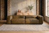 KAWOLA Sofa CELESTE 4-Sitzer Leder camel