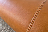 KAWOLA Sofa CELESTE 4-Sitzer Leder cognac