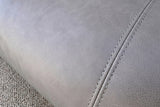 KAWOLA Sofa CELESTE 4-Sitzer Leder grau