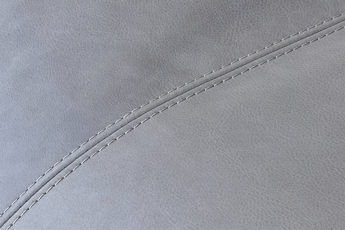 KAWOLA Sofa CELESTE 4-Sitzer Leder grau