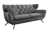 KAWOLA Sofa CHARME Cord grau