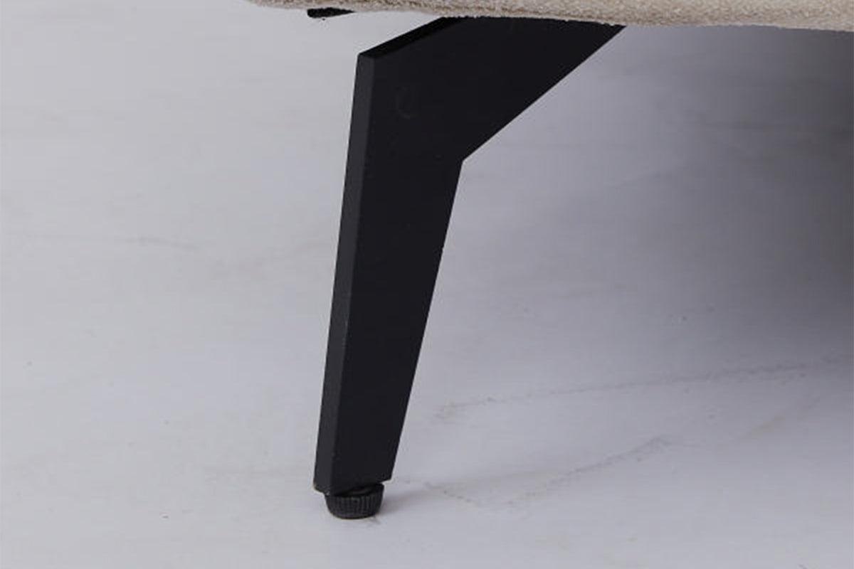 KAWOLA Sofa GARBO Designsofa Stoff cremeweiß