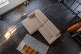 KAWOLA Sofa LAISKA Ecksofa Cord taupe