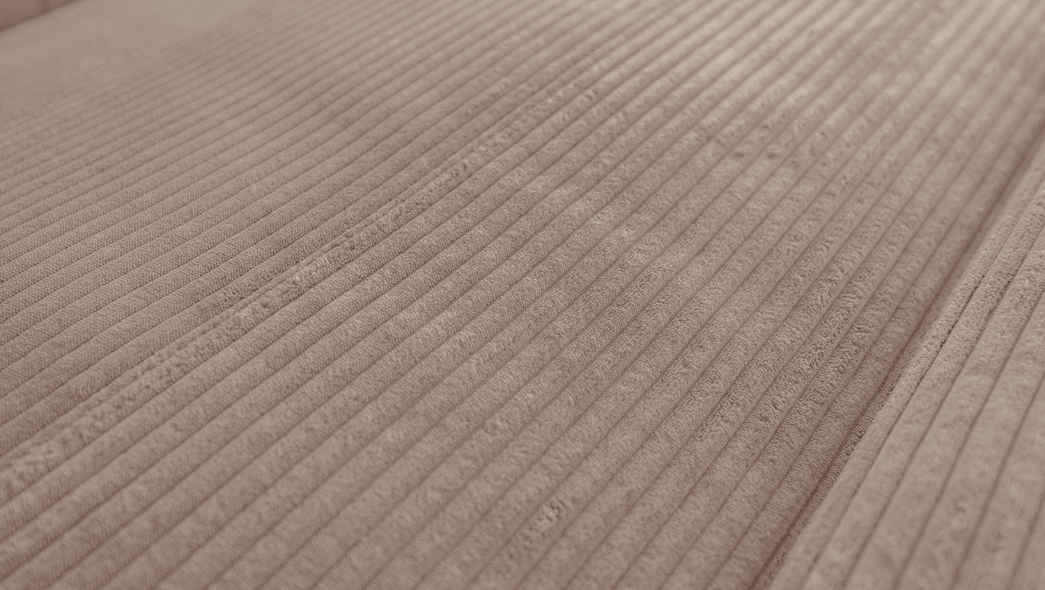 KAWOLA Sofa LAISKA Ecksofa Cord taupe