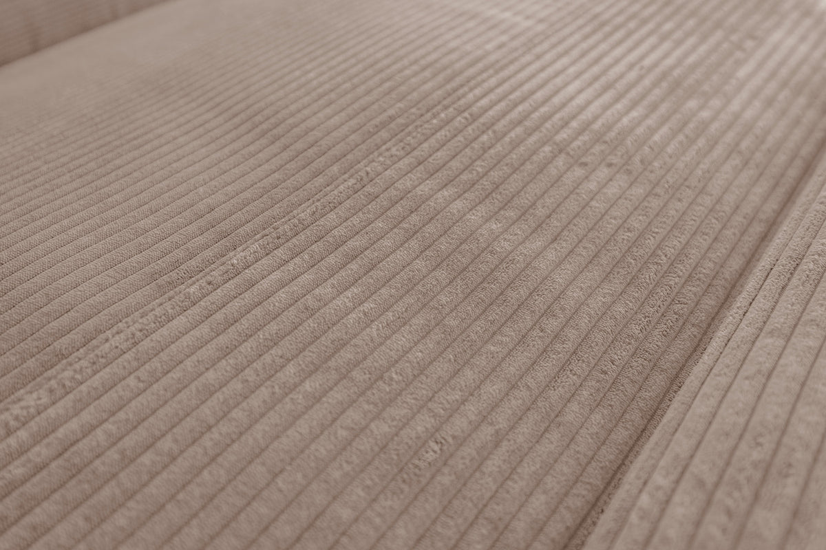 KAWOLA Sofa LAISKA Ecksofa Cord taupe