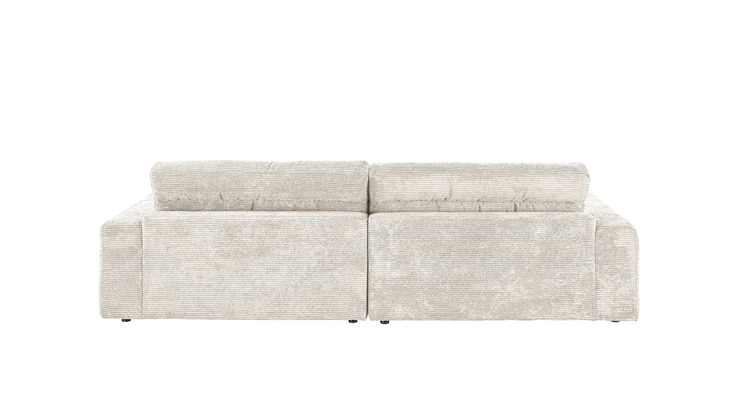 KAWOLA Sofa LANA Ecksofa Cord cremeweiß