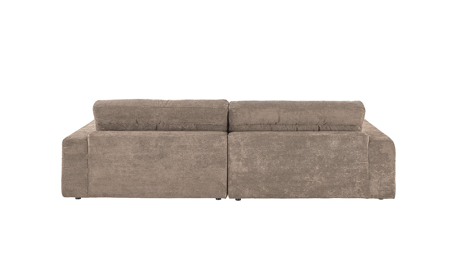 KAWOLA Sofa LANA Ecksofa Cord taupe