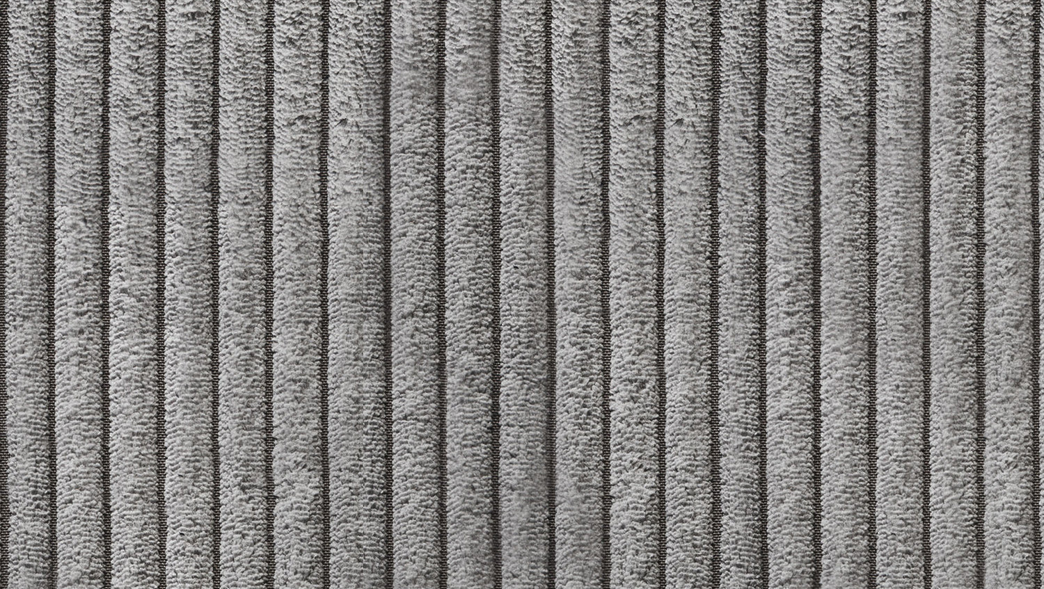 KAWOLA Sofa MADELINE 2-Sitzer Cord grau