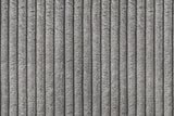 KAWOLA Sofa MADELINE 2-Sitzer Cord grau