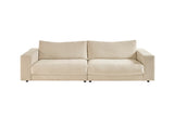 KAWOLA Sofa MADELINE 3-Sitzer Cord cremeweiß
