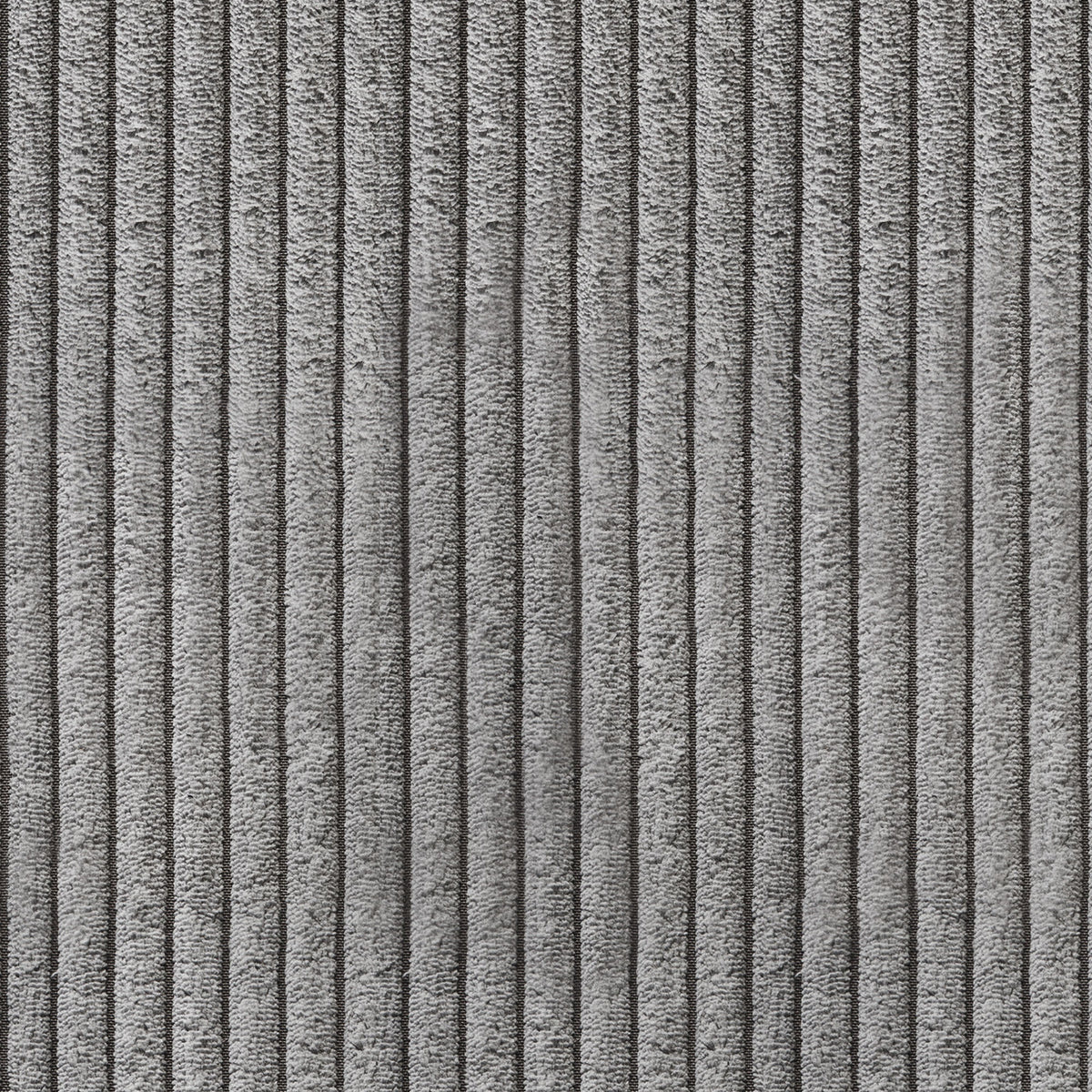 KAWOLA Sofa MADELINE 3-Sitzer Cord grau