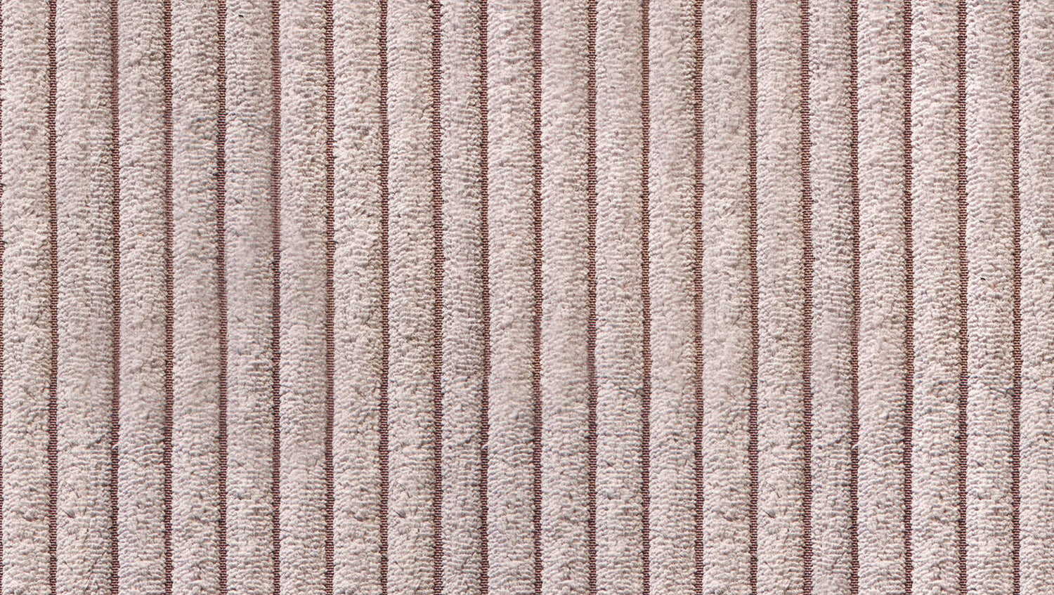 KAWOLA Sofa MADELINE 3-Sitzer Cord rosa